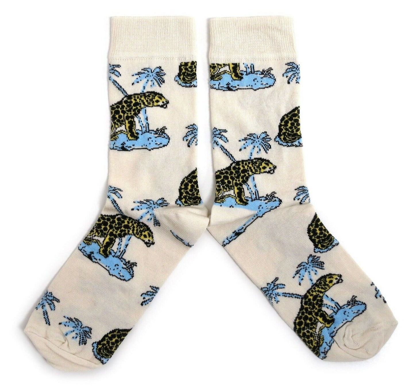 Herren A Leap Of Leopards Desert Island Socken