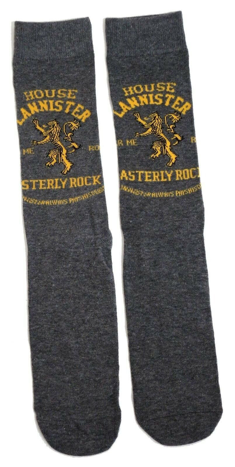 Game Of Thrones Lannister Casterly Rock Mens Socks