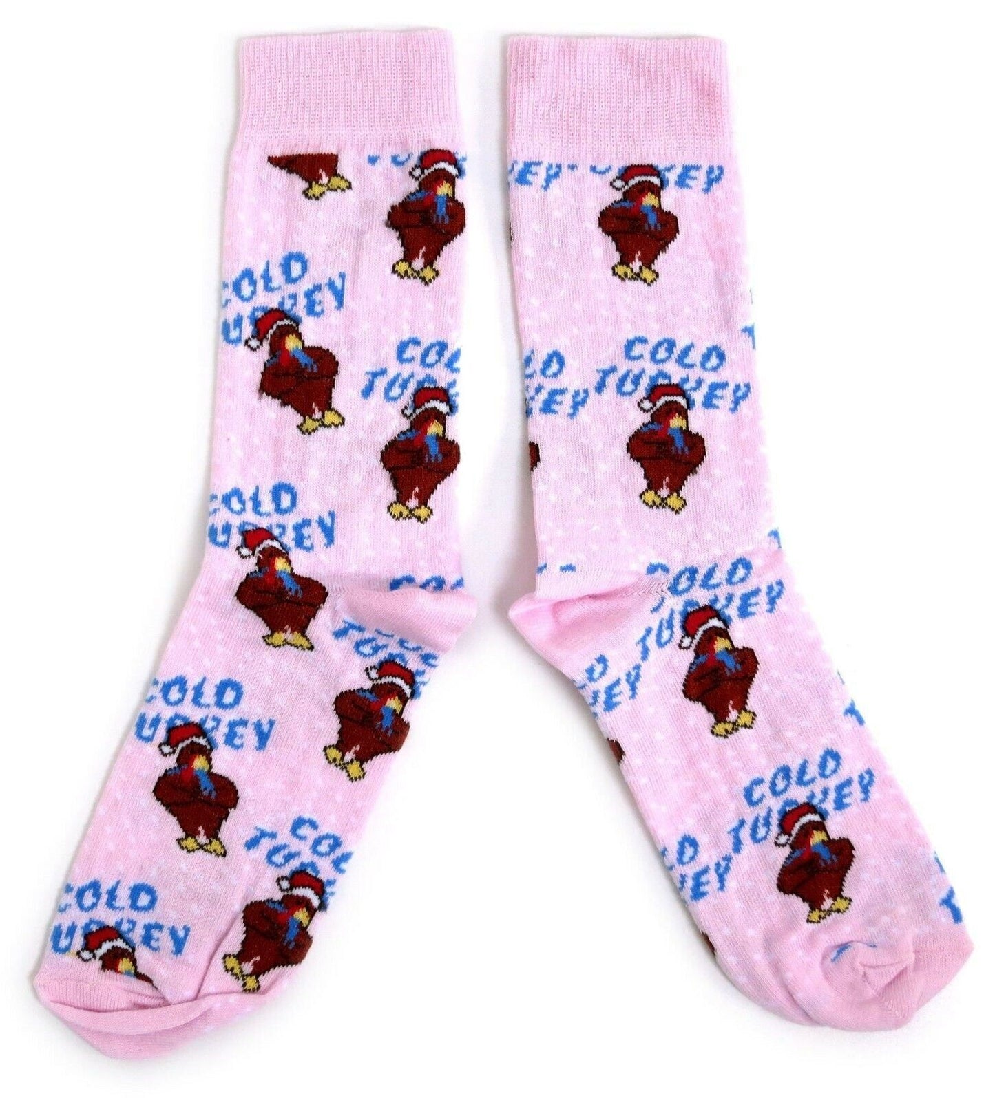 Herrensocken „Cold Turkey Shivering Xmas Turkey“