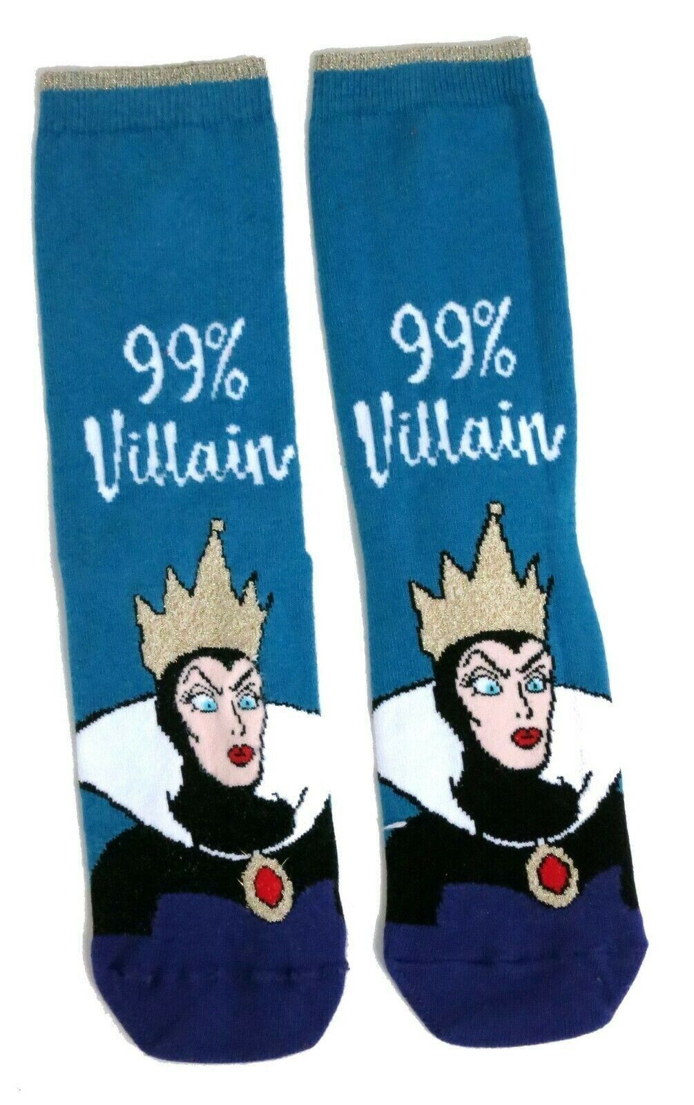 Damensocken „99 % Bösewicht, böse Königin“ von Disney