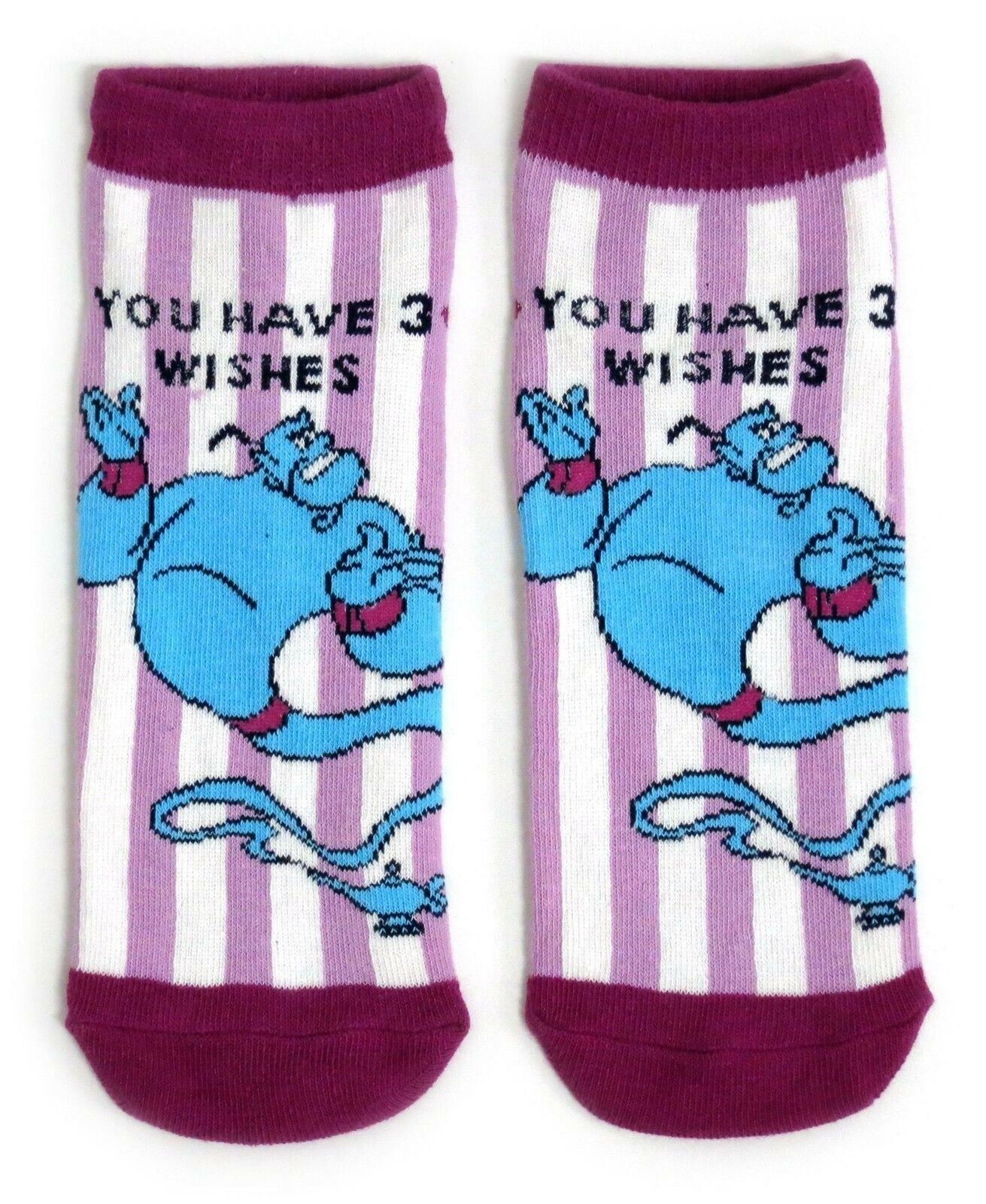 Damen Aladdin Genie Jafar 3 Wünsche Schuheinlagen Socken