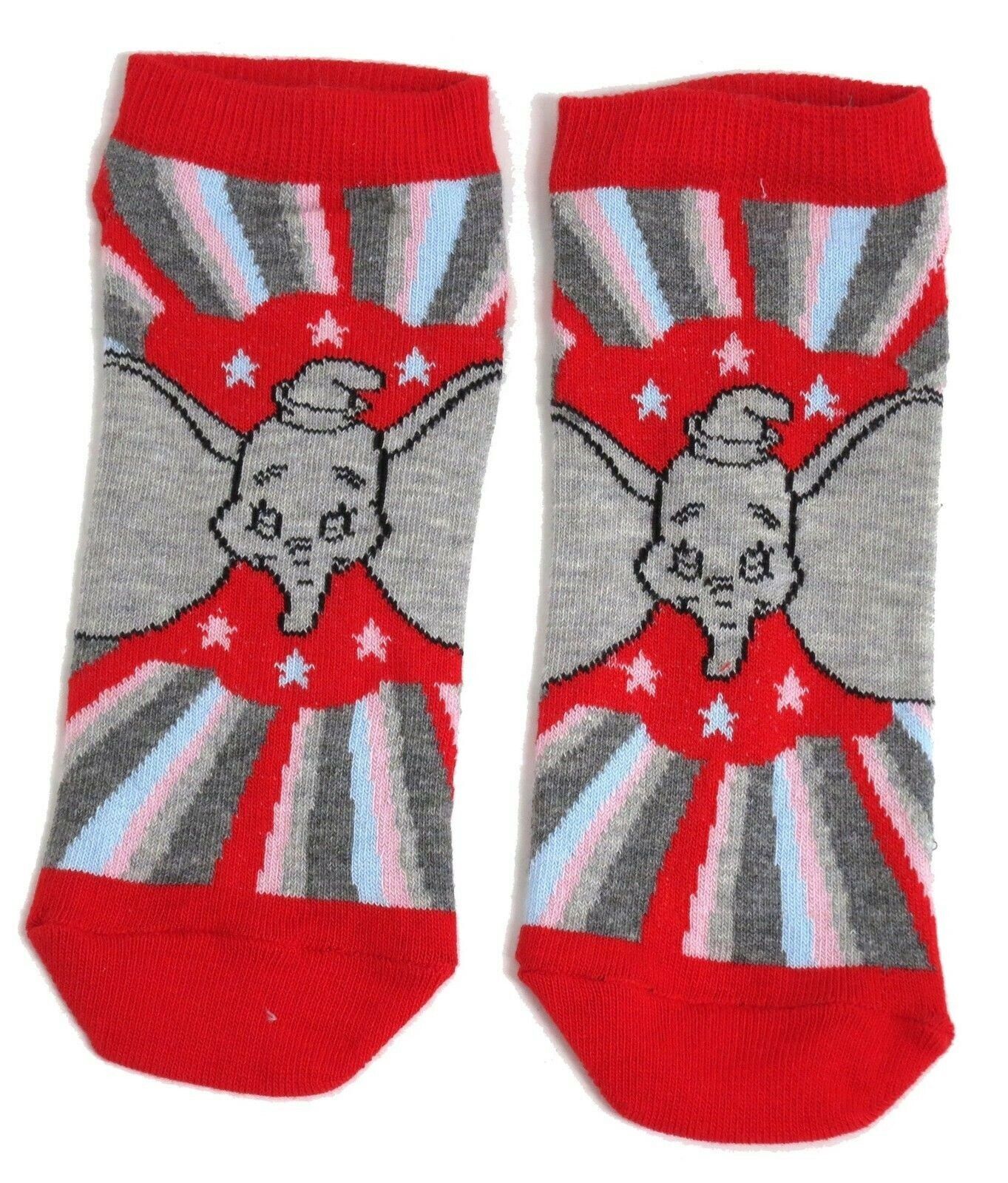 Disney Dumbo Big Top Circus Shoe Liners Ladies Socks