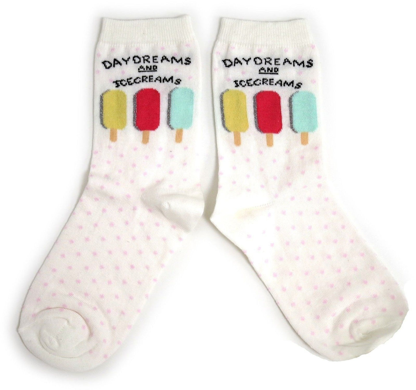 Daydreams And Ice Creams Lollipop Ladies Socks