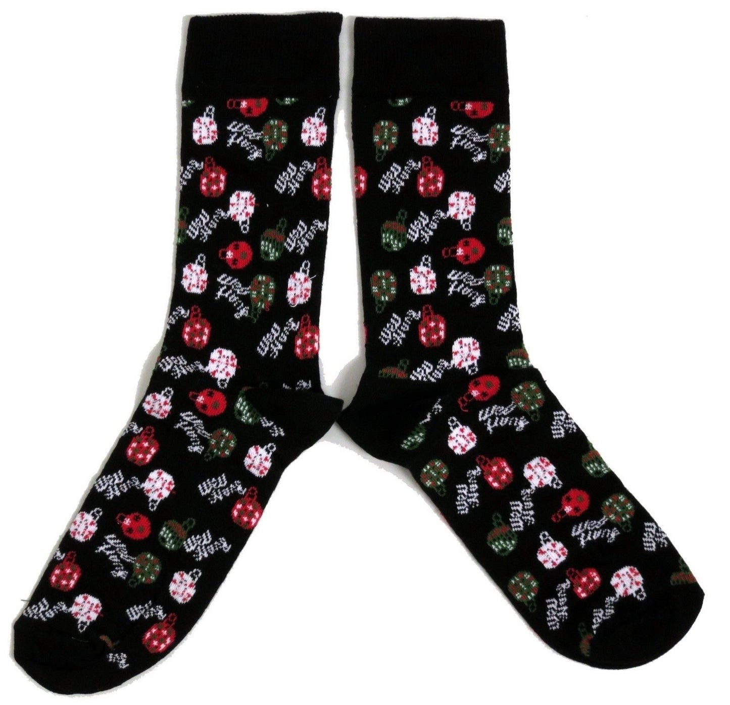 Well Hung Christmas Baubles Novelty Mens Socks