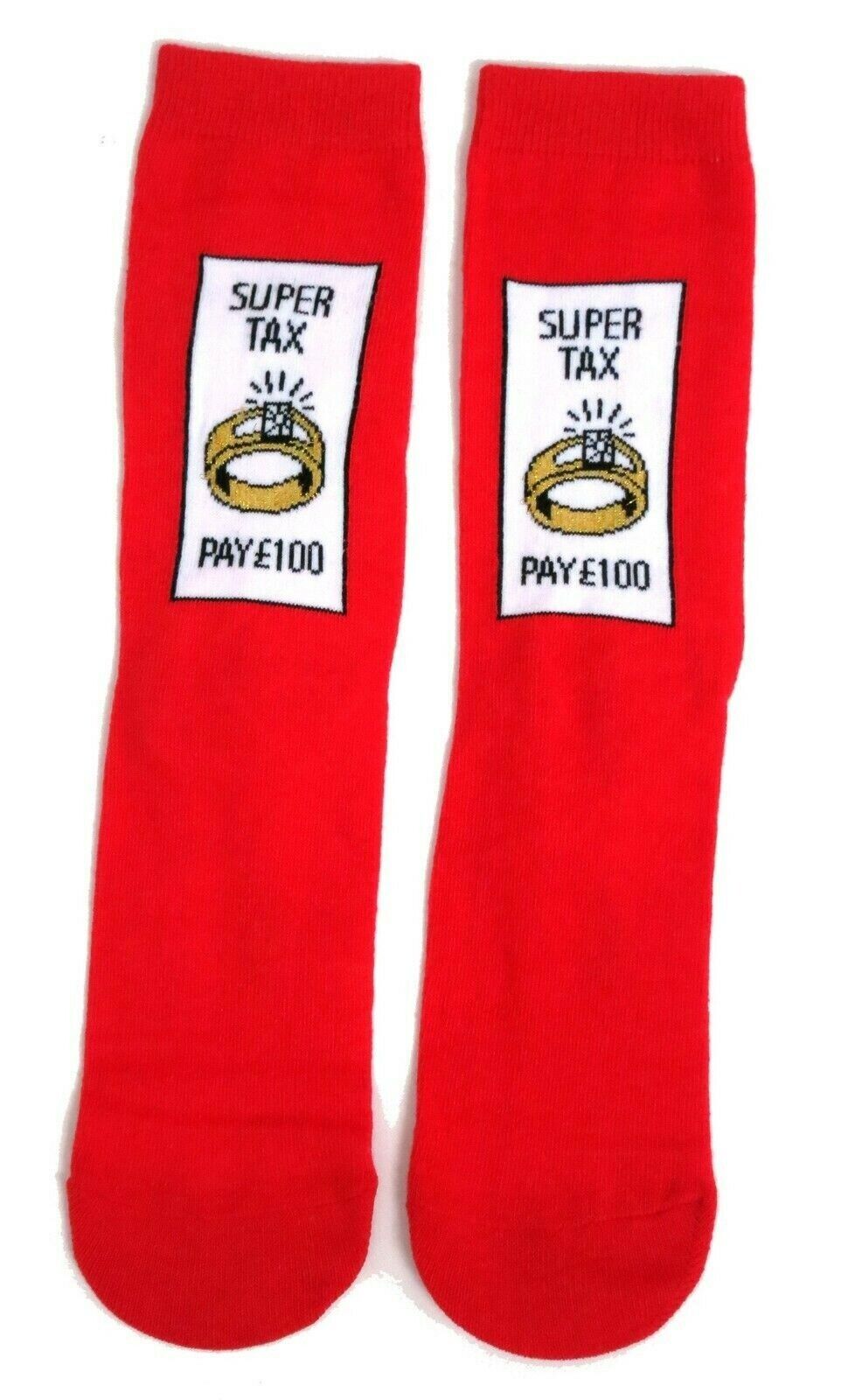 Damen-Monopoly-Supersteuer zahlen Sie 100 £ Socken