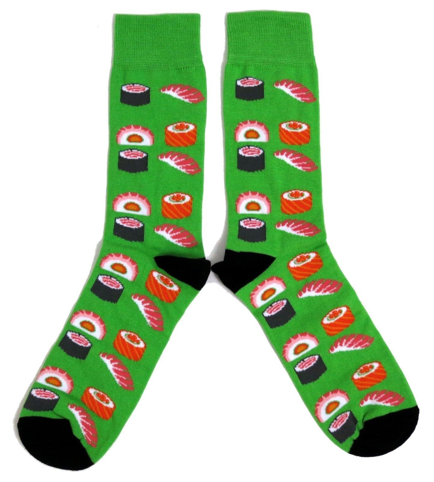 Grüne Sushi-Nigiri-Socken für Herren