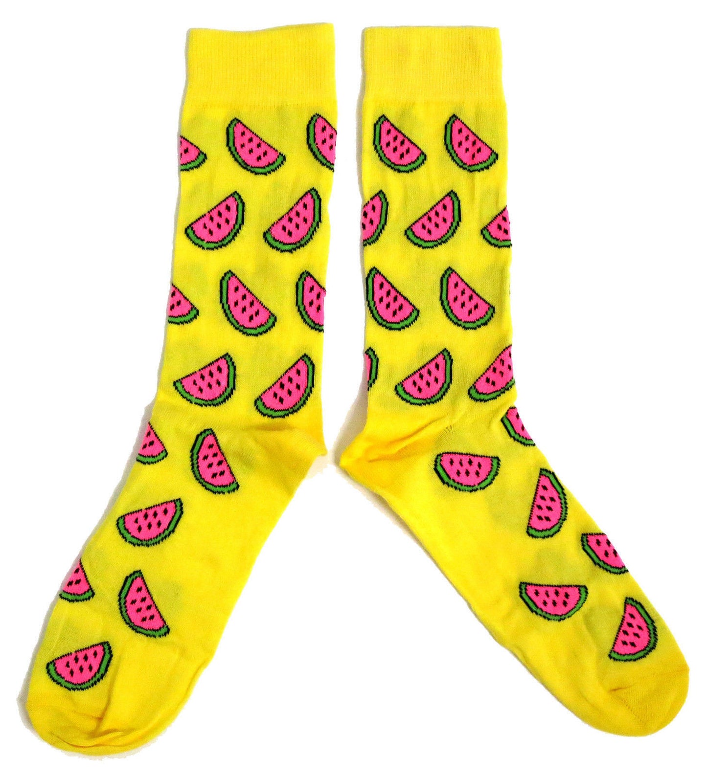 Fruity Yellow Watermelon Mens Socks