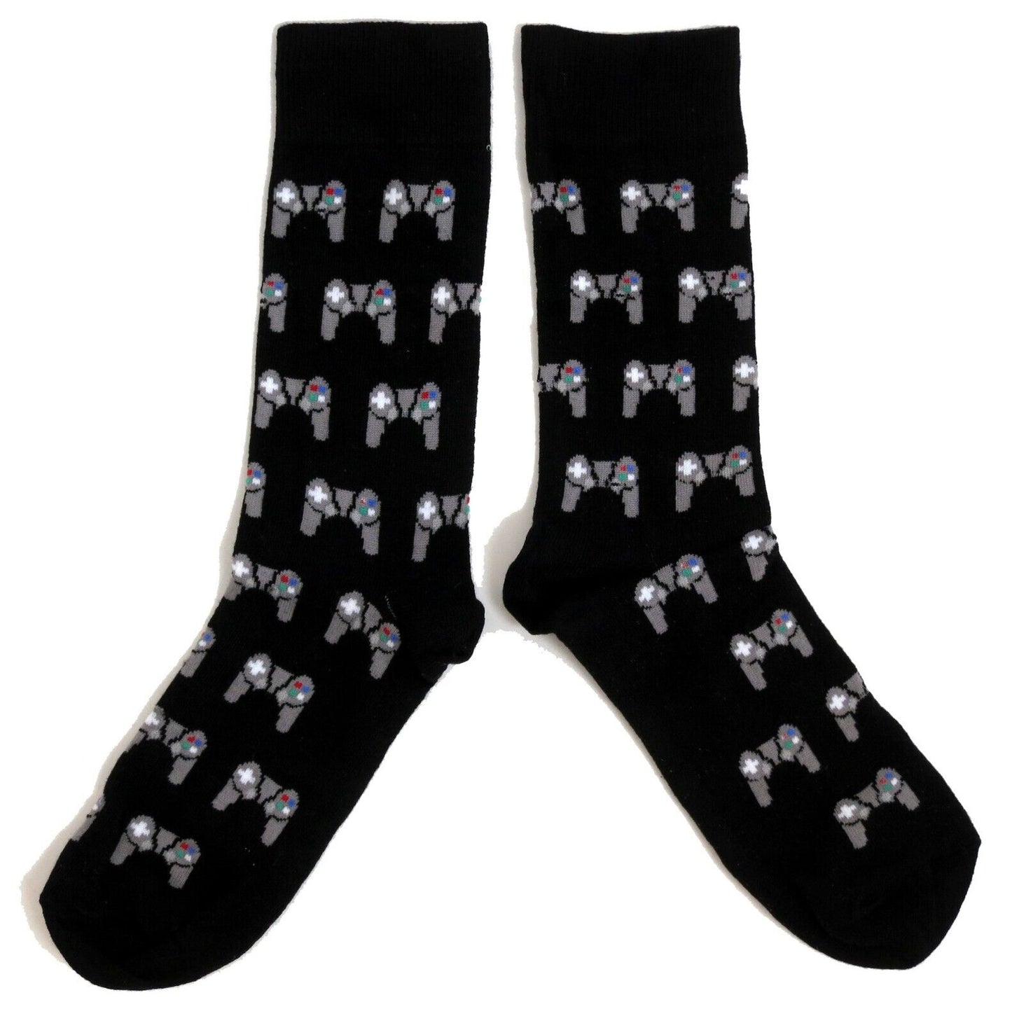 Classic Video Game Controller Black Mens Socks