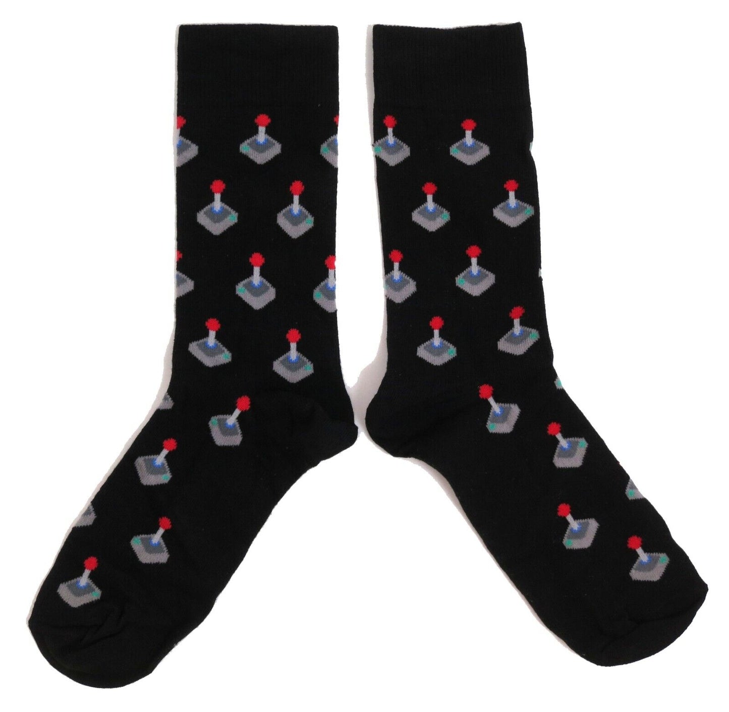 Klassische schwarze Socken mit Joystick für Videospiele für Herren