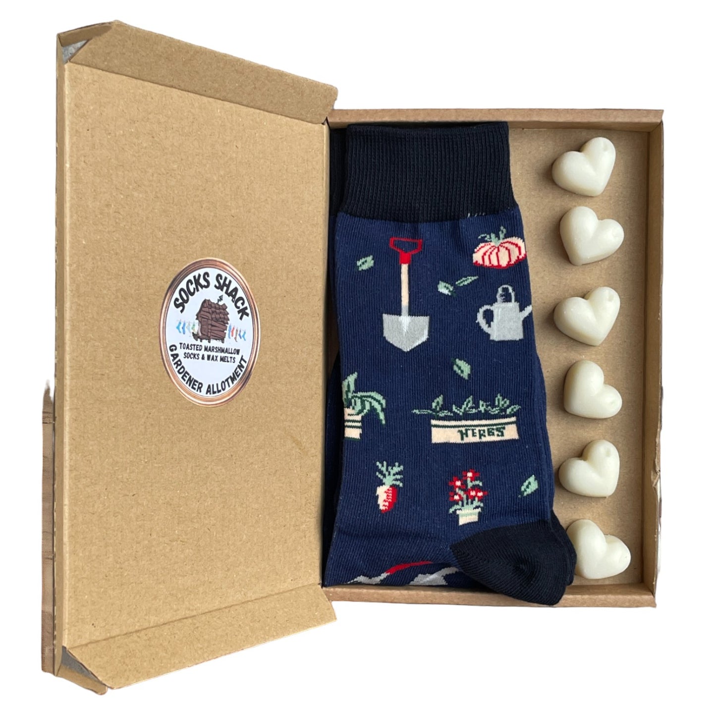 Gardener Allotment Gardening Ladies Socks & Wax Melts Gift Set Choice Of Fragrance