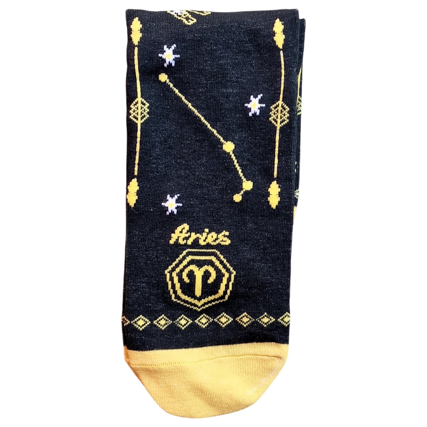 Aries Birthday Mar 21-Apr 19 Ram Zodiac Star Sign Constellation Ladies Socks