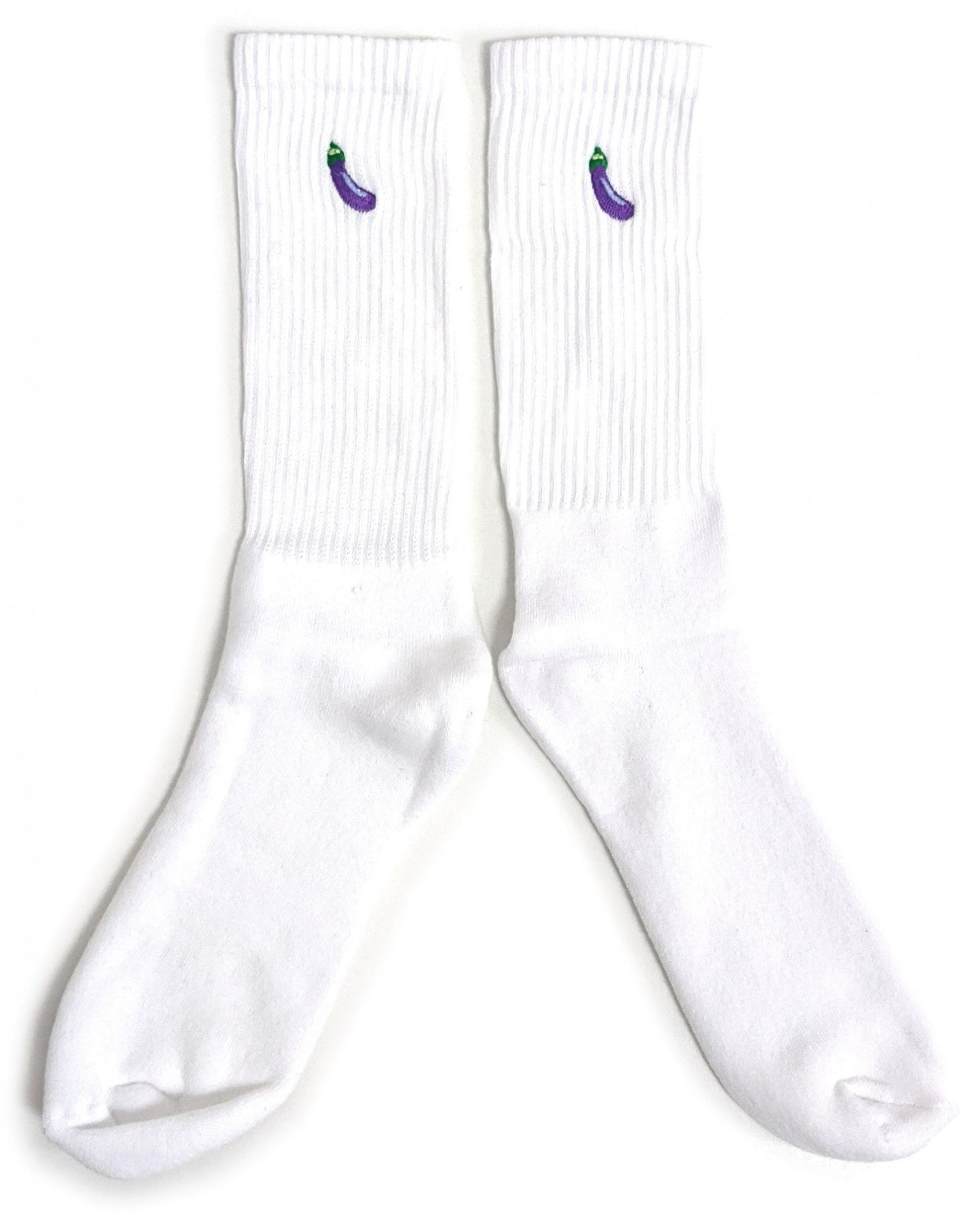 Fruchtige weiße Auberginen-Socken für Herren