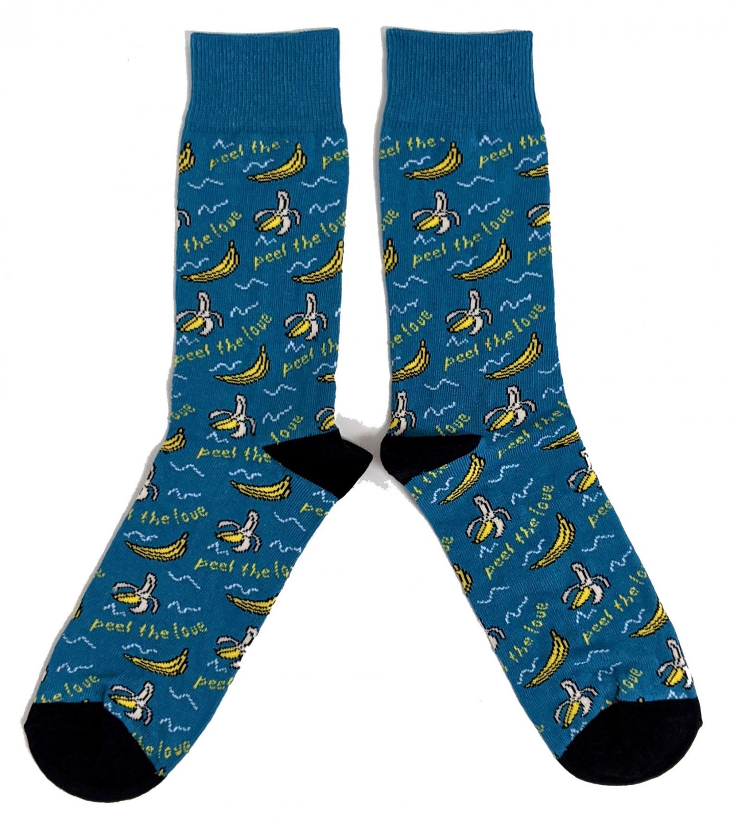 Peel The Love Fruity Banana Mens Socks