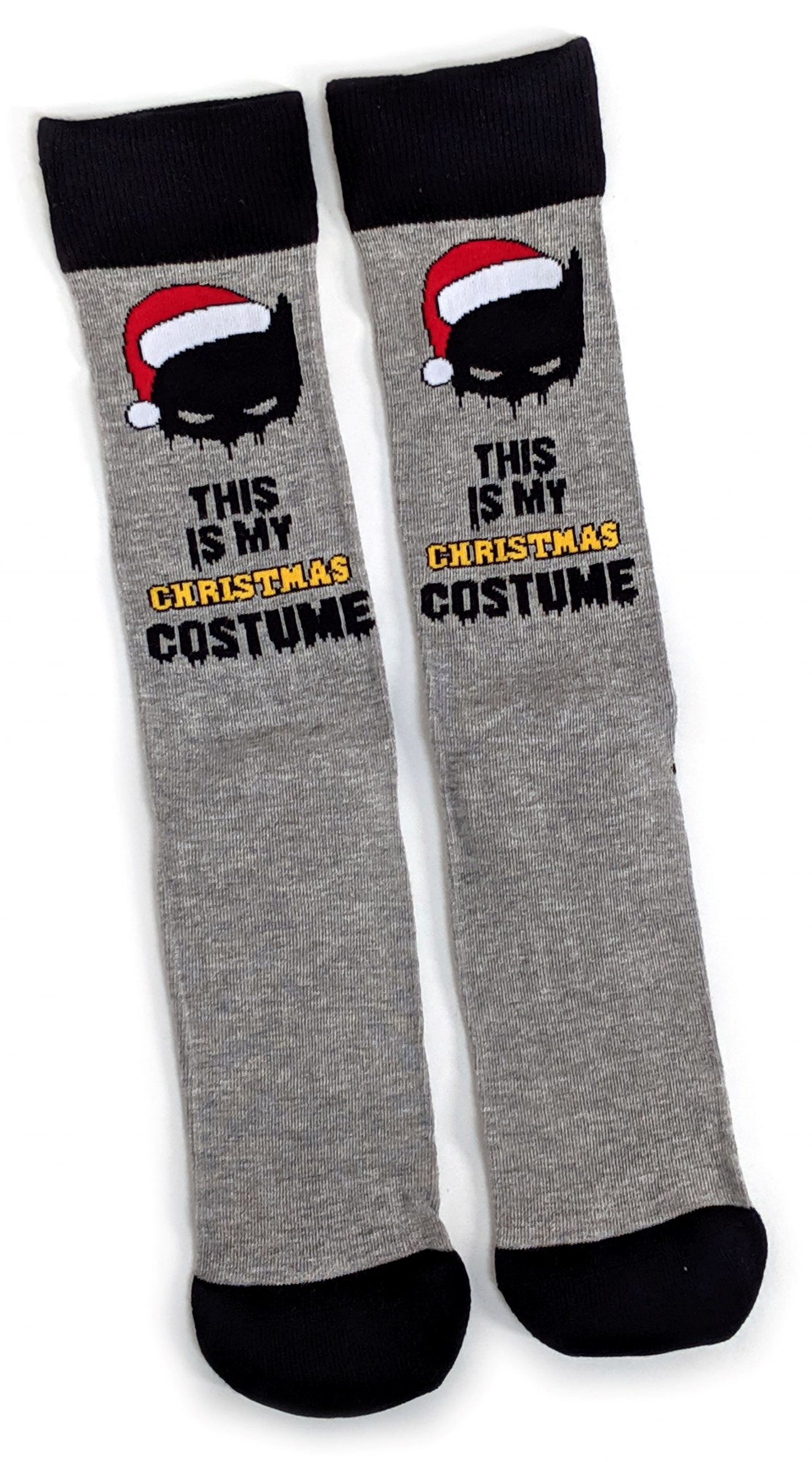 Batman This Is My Christmas Costume Mens Socks