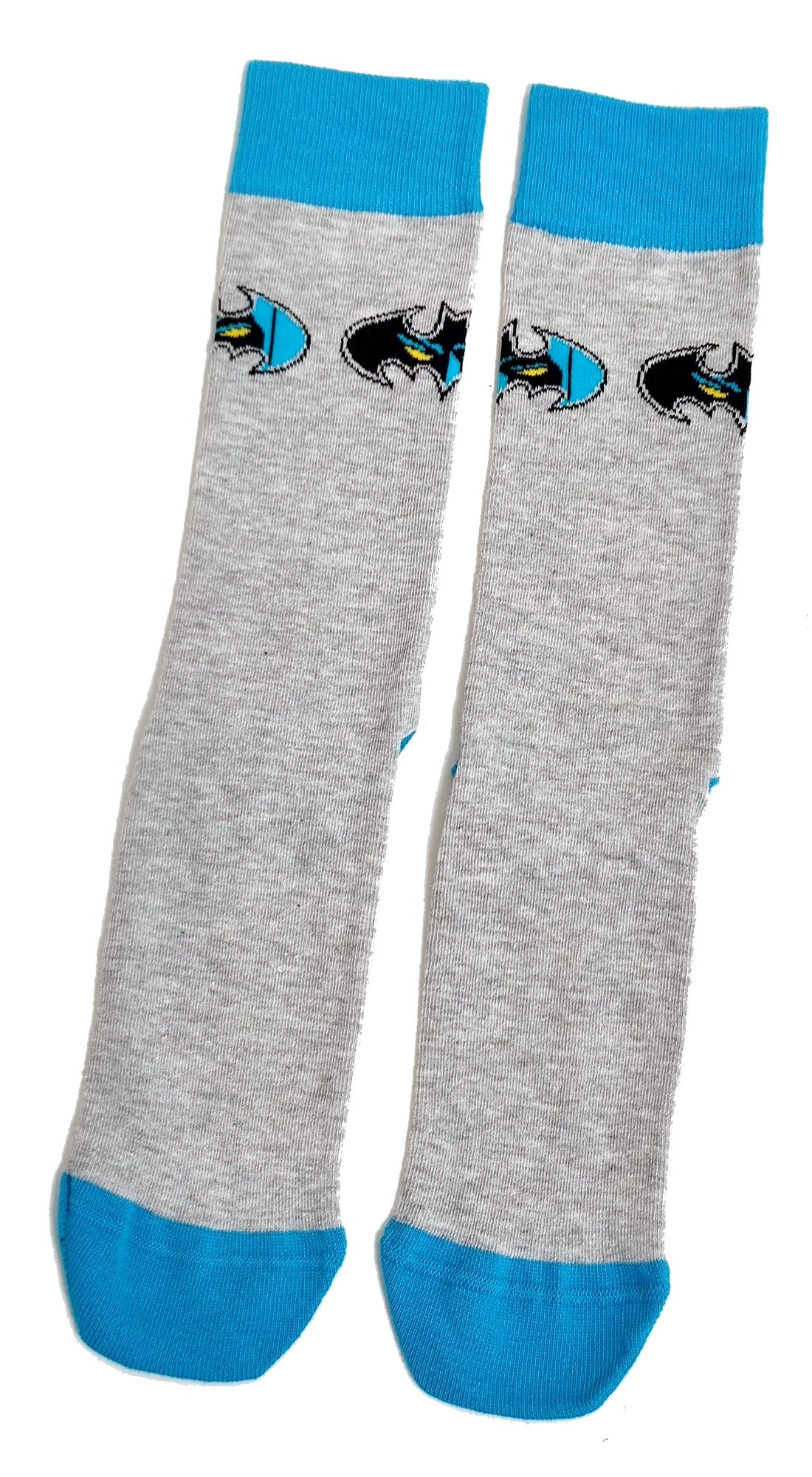 Grau-blaue DC Comics Batman-Logosocken für Herren