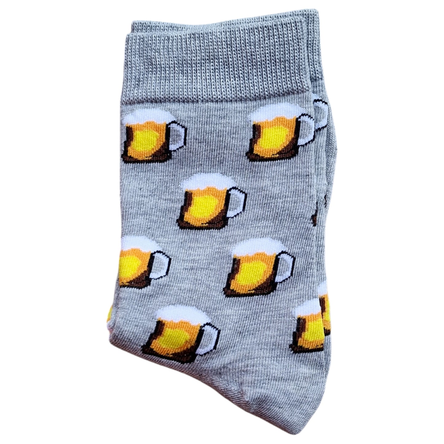 Weissbier Beer Lager Bierkeller Ladies Grey Socks