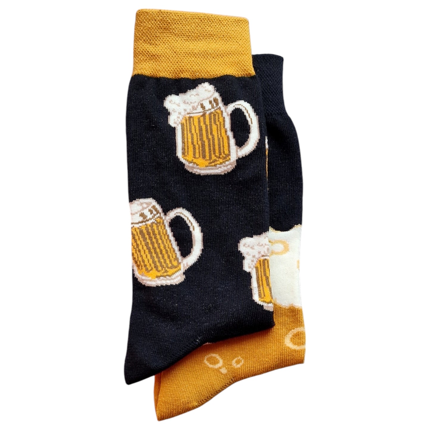 Frothy Pint And Head Of Lager Beer Mens Odd Socks