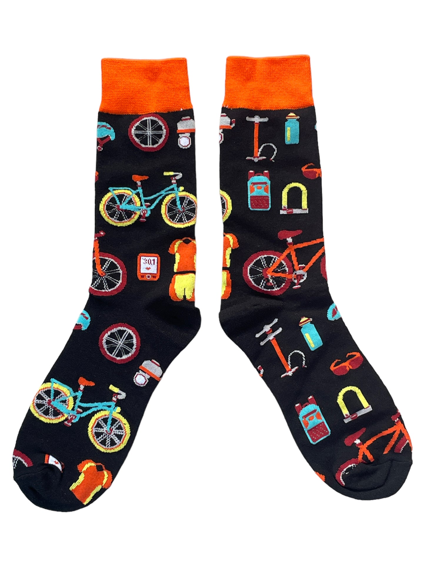 Cycling Bicycles Lycra Pumps & Bottles Mens Socks