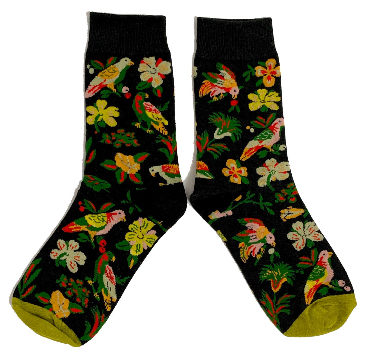 Arts And Crafts Turtle Dove Green Ladies Socks
