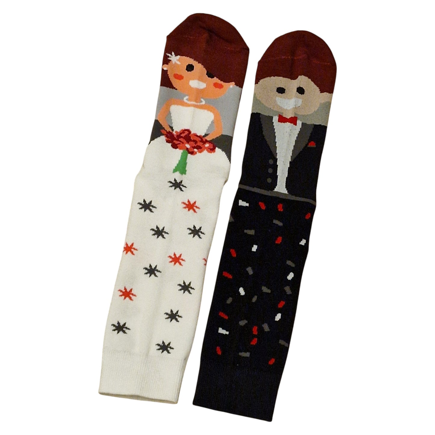 Bride And Groom Wedding Guest Odd Mens Socks