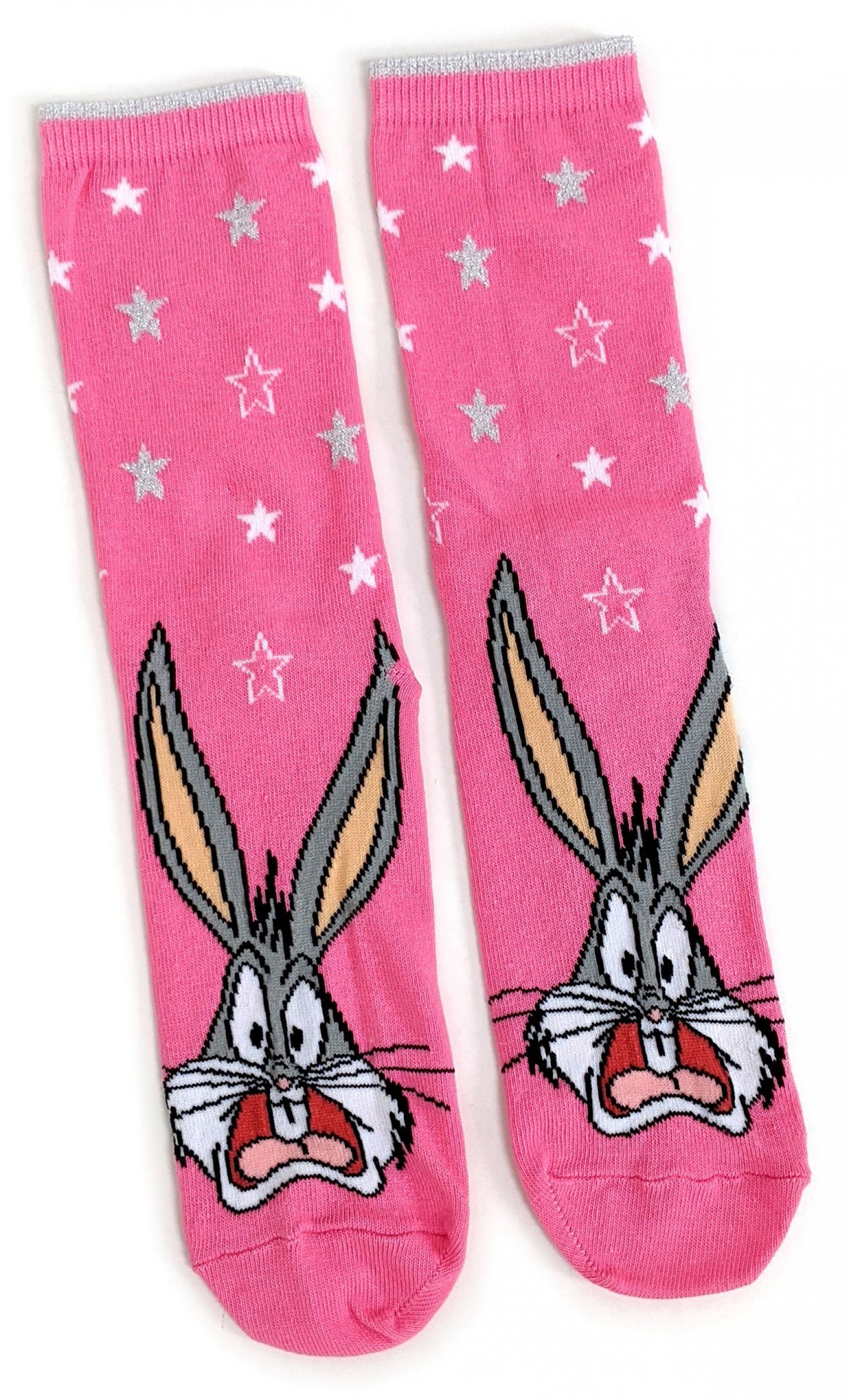 Looney Tunes Socken mit Bugs Bunny-Motiv für Damen in Pink
