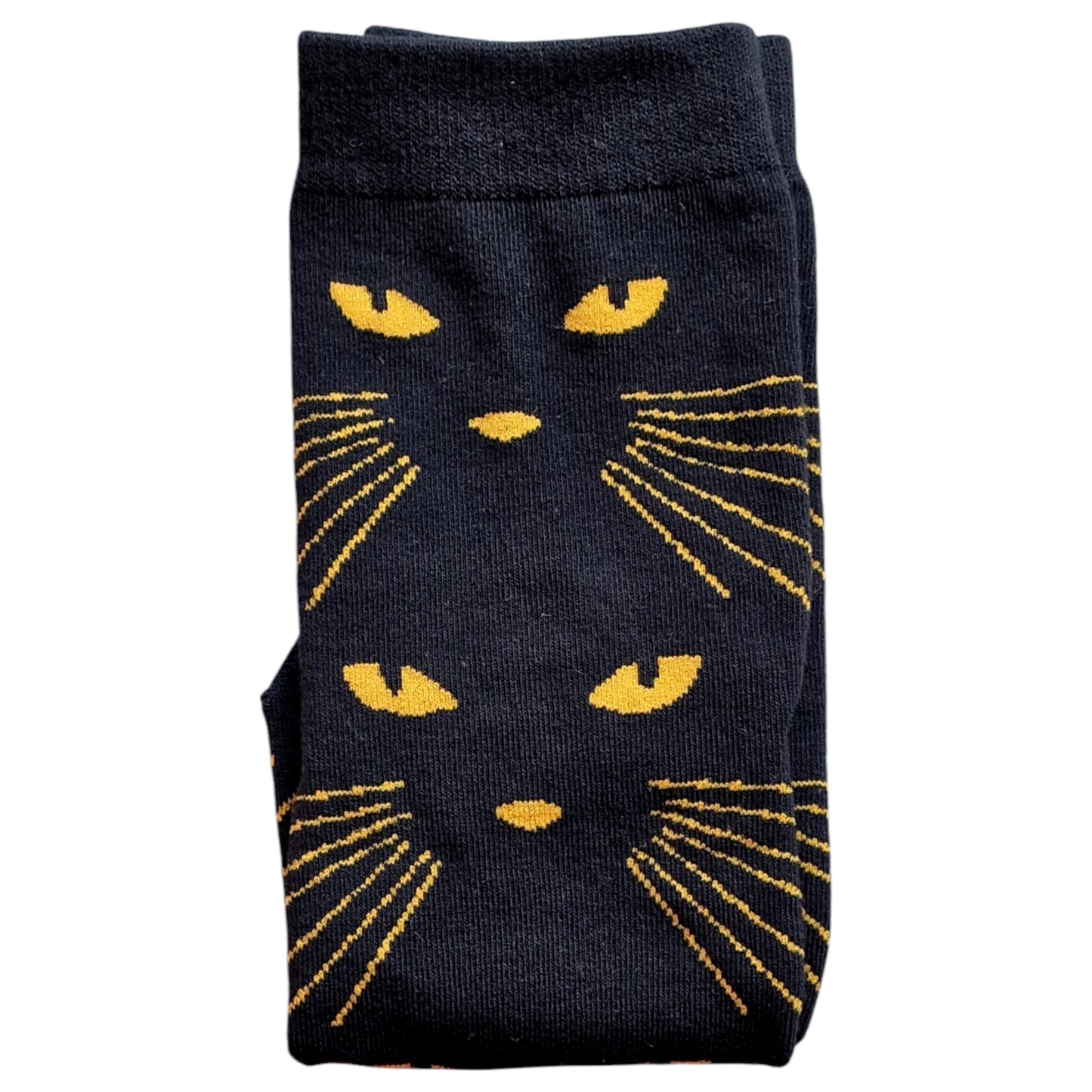 Super Lucky Triple Black Cats Eyes Ladies Socks