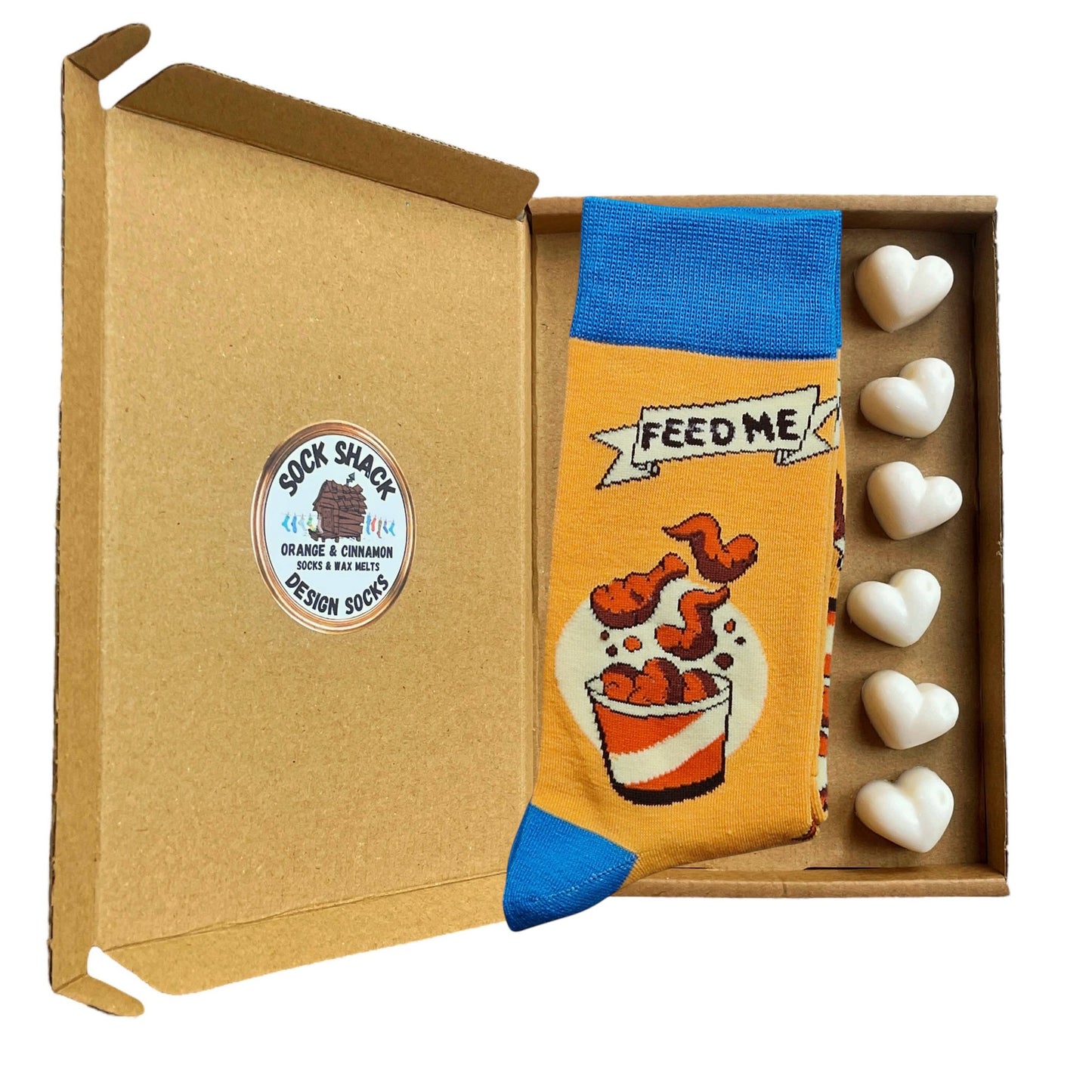 Family Bucket Of Southern Fried Chicken Mens Socks & Wax Melts Gift Set