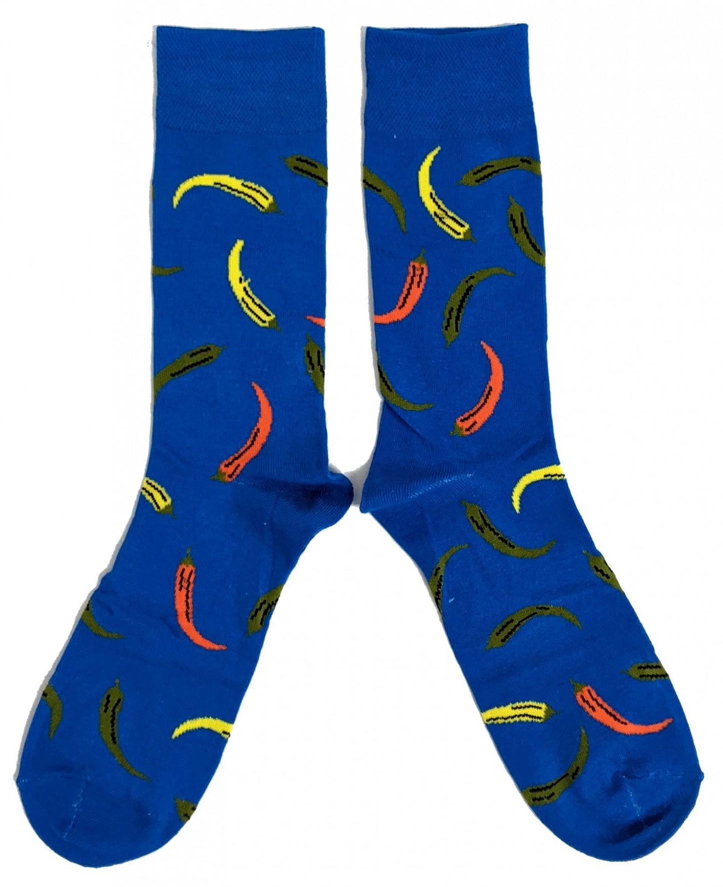 Chilli Growers Chillies Everywhere Blue Mens Socks