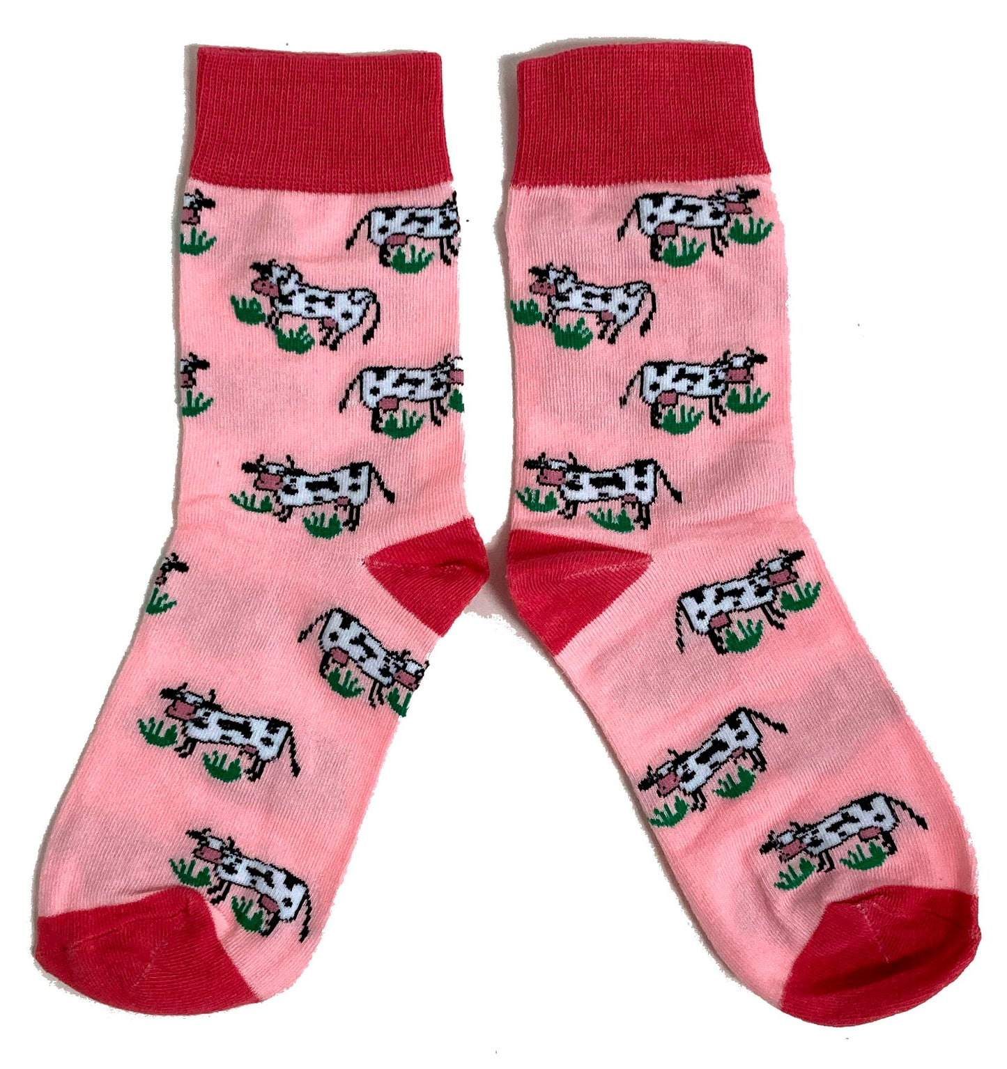 Damen Herde von Kühen Rosa Milchkuh Socken