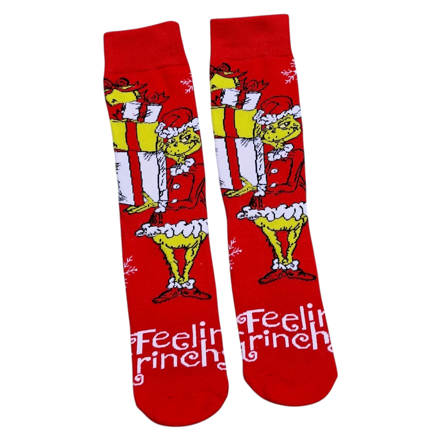 Grinch Feeling Grinchy Stealing Gifts Christmas Mens Socks & Wax Melts Gift Set