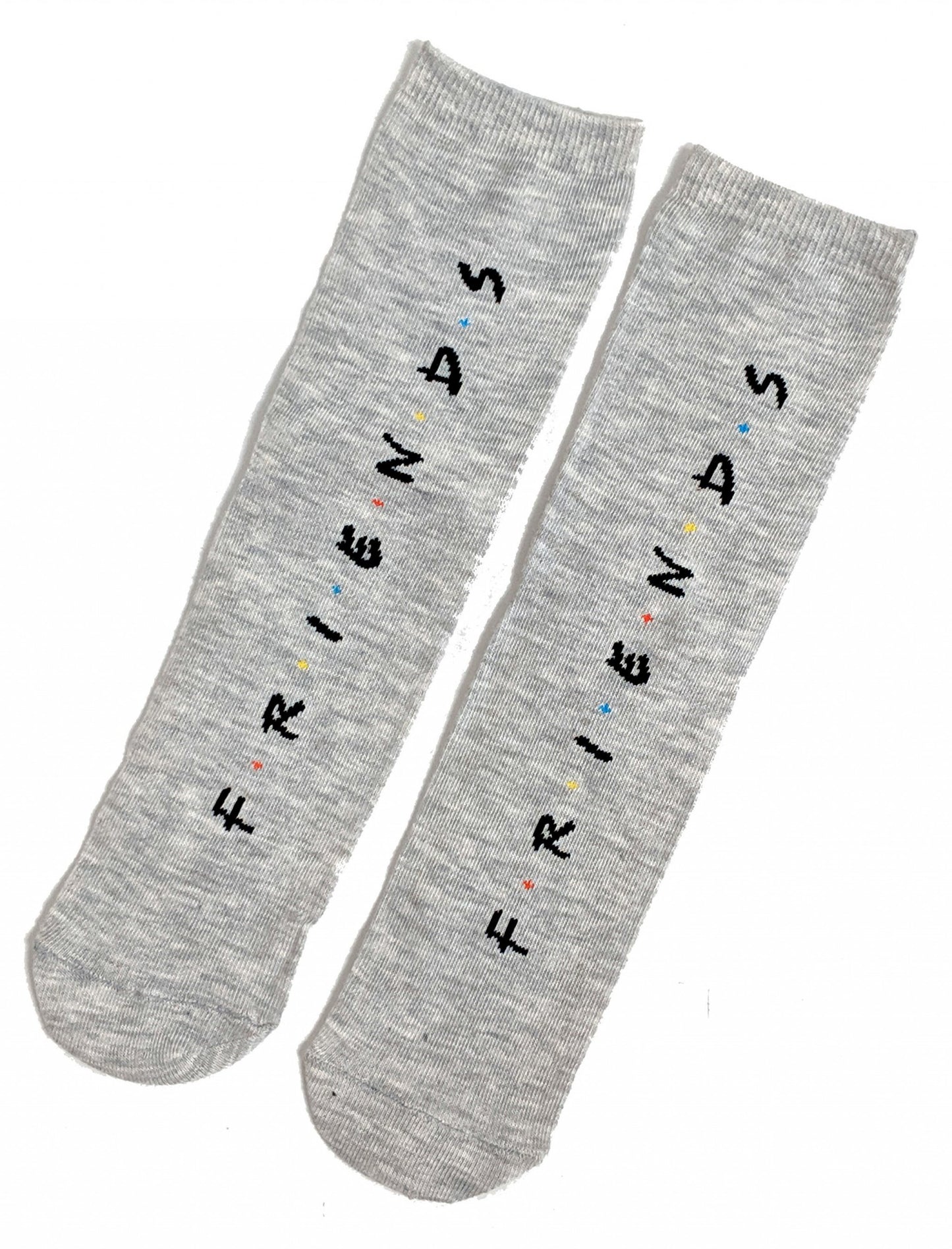 Graue Socken aus der TV-Serie „Friends“ für Damen