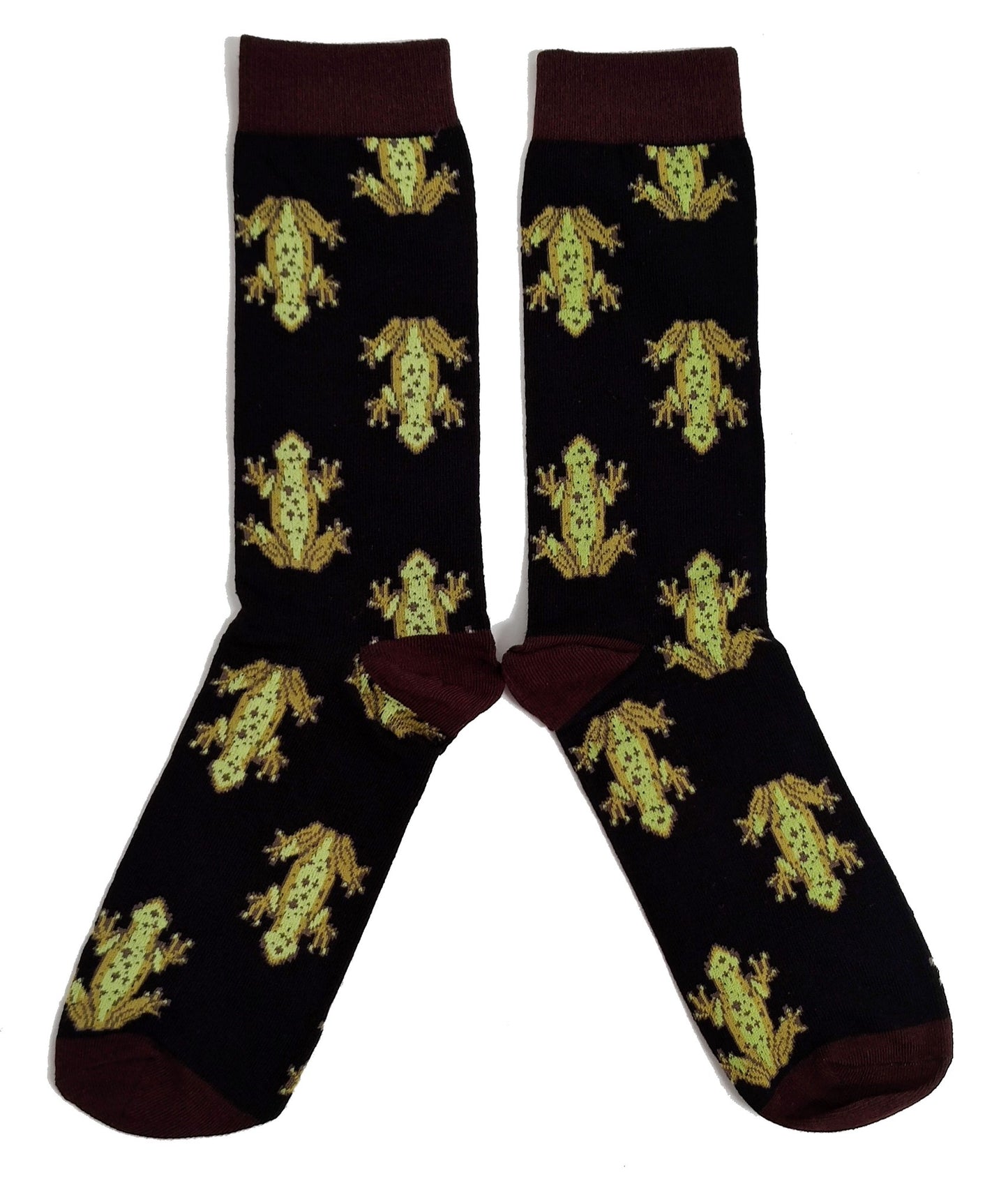 Schwarze Army Of Frogs Knot Of Toads Socken für Herren