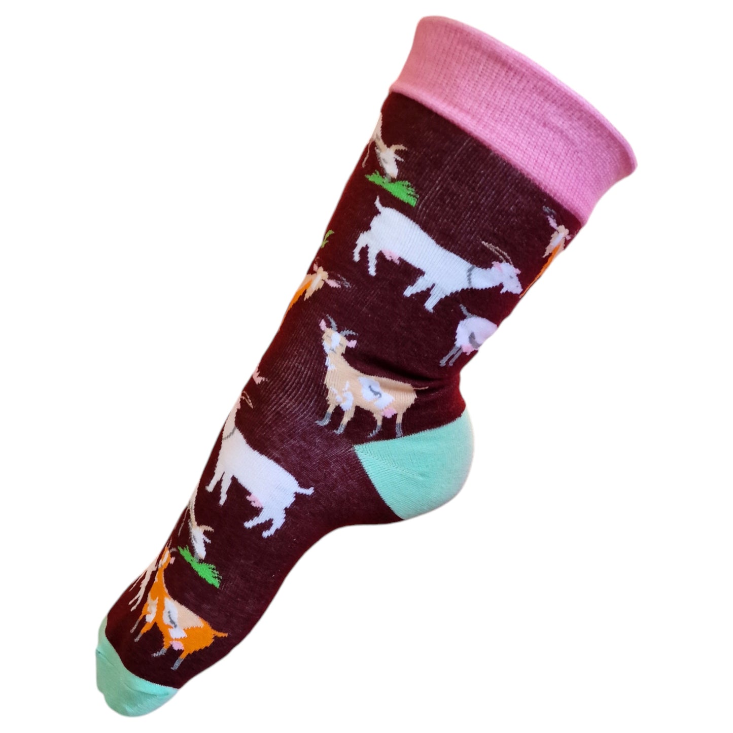 Herd Of Happy Goats Eating Grass G.O.A.T. Mens Socks & Wax Melts Gift Set