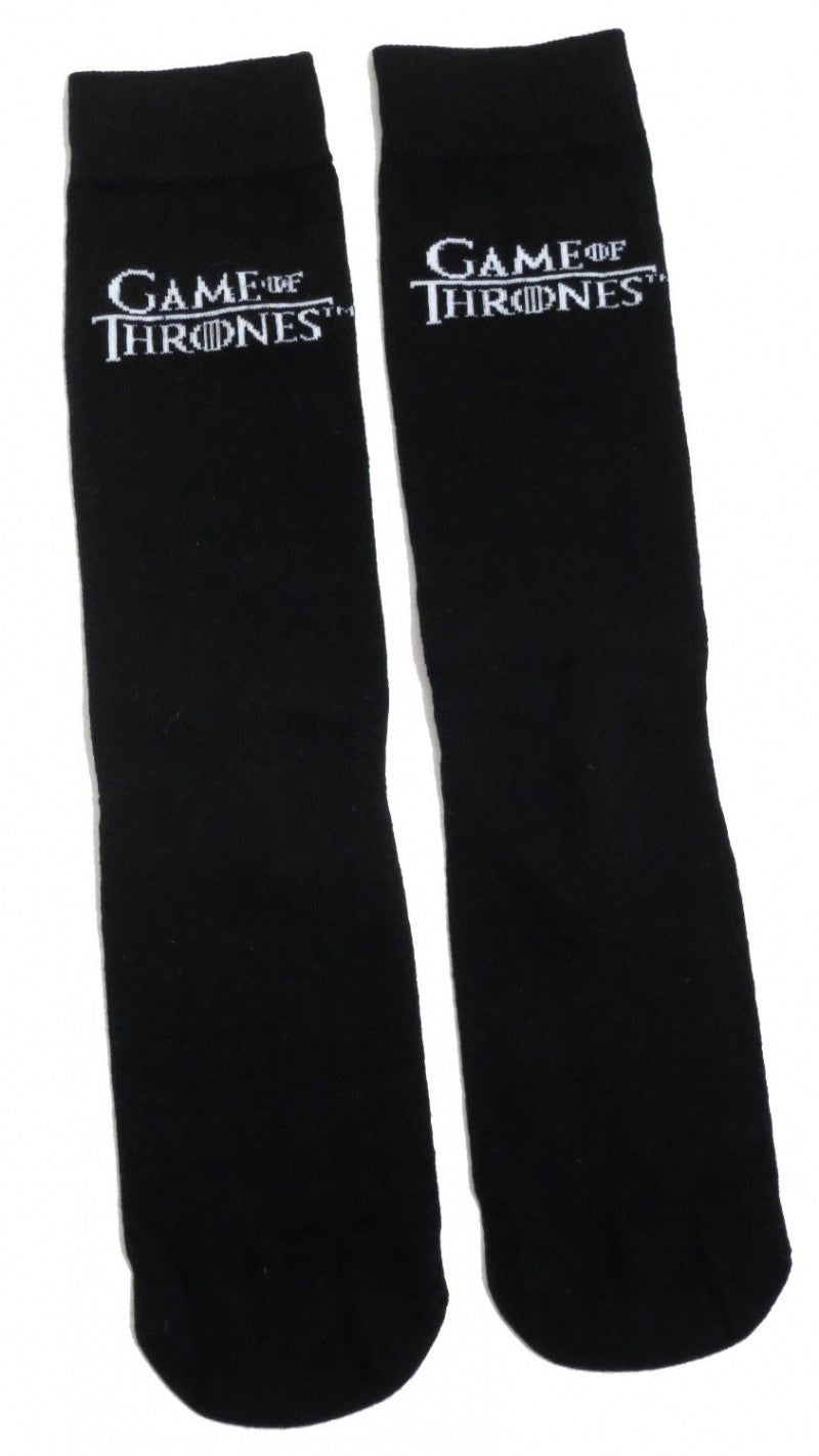 Game Of Thrones Logo Classic Black Mens Socks