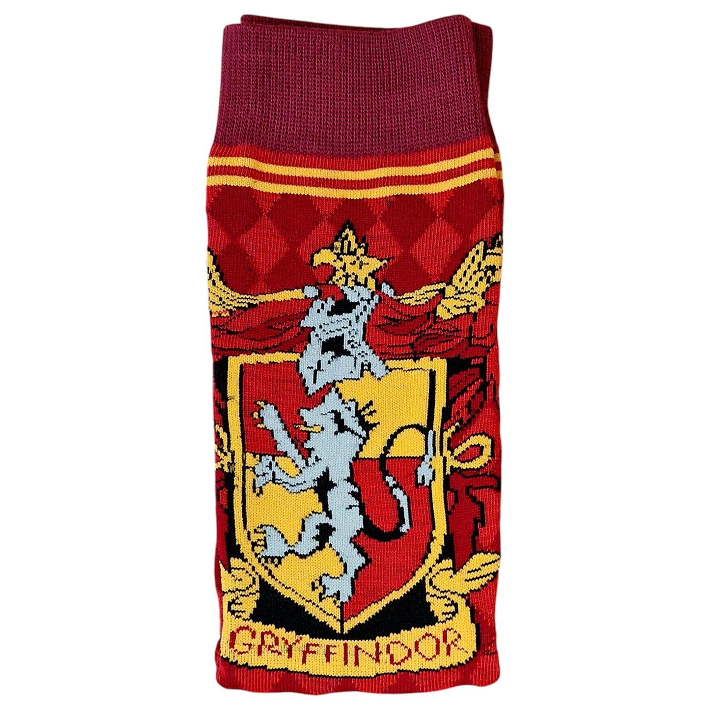 Harry Potter Gryffindor Courage: Scarlet & Gold Lion Crest Ladies Socks