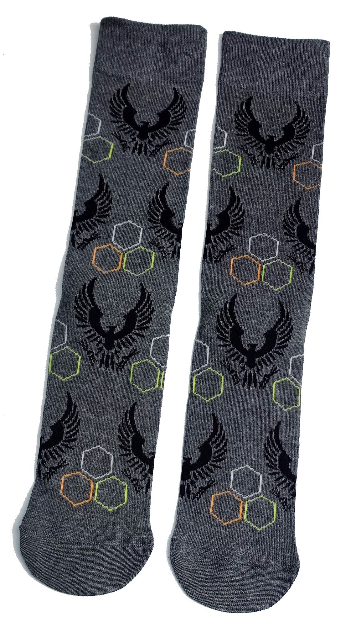 Halo UNSC Hexagon Pixel Grey Mens Socks