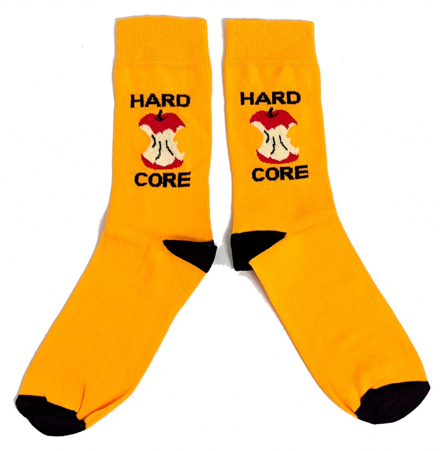 Hard Core Fruity Apple Orange Mens Socks