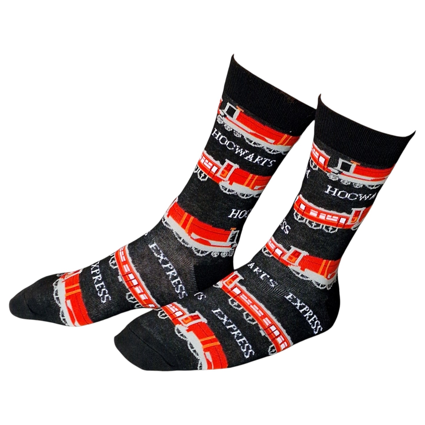 Harry Potter Hogwarts Express Steam Train Railway Mens Black Sock Shack Socks