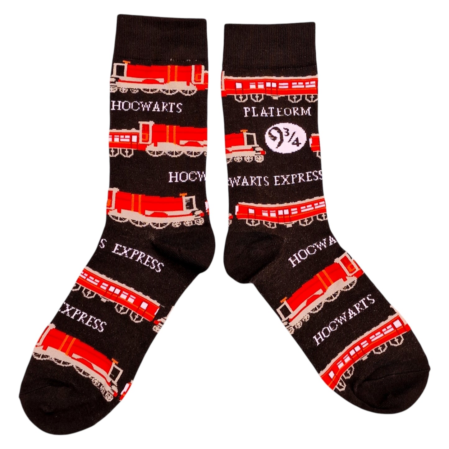 Harry Potter Hogwarts Express Steam Train Railway Mens Black Sock Shack Socks