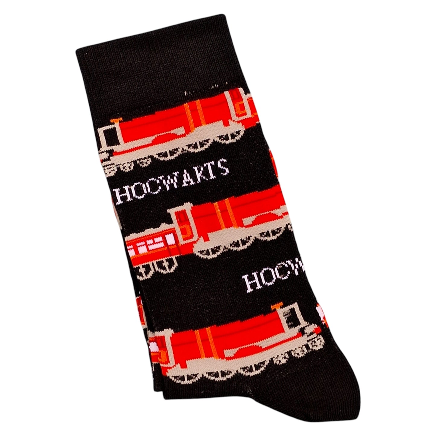 Harry Potter Hogwarts Express Steam Train Railway Mens Black Sock Shack Socks