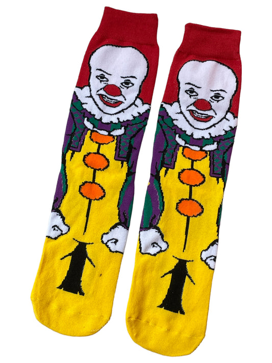 IT Pennywise The Evil Clown 1990 Horror Mens Socks