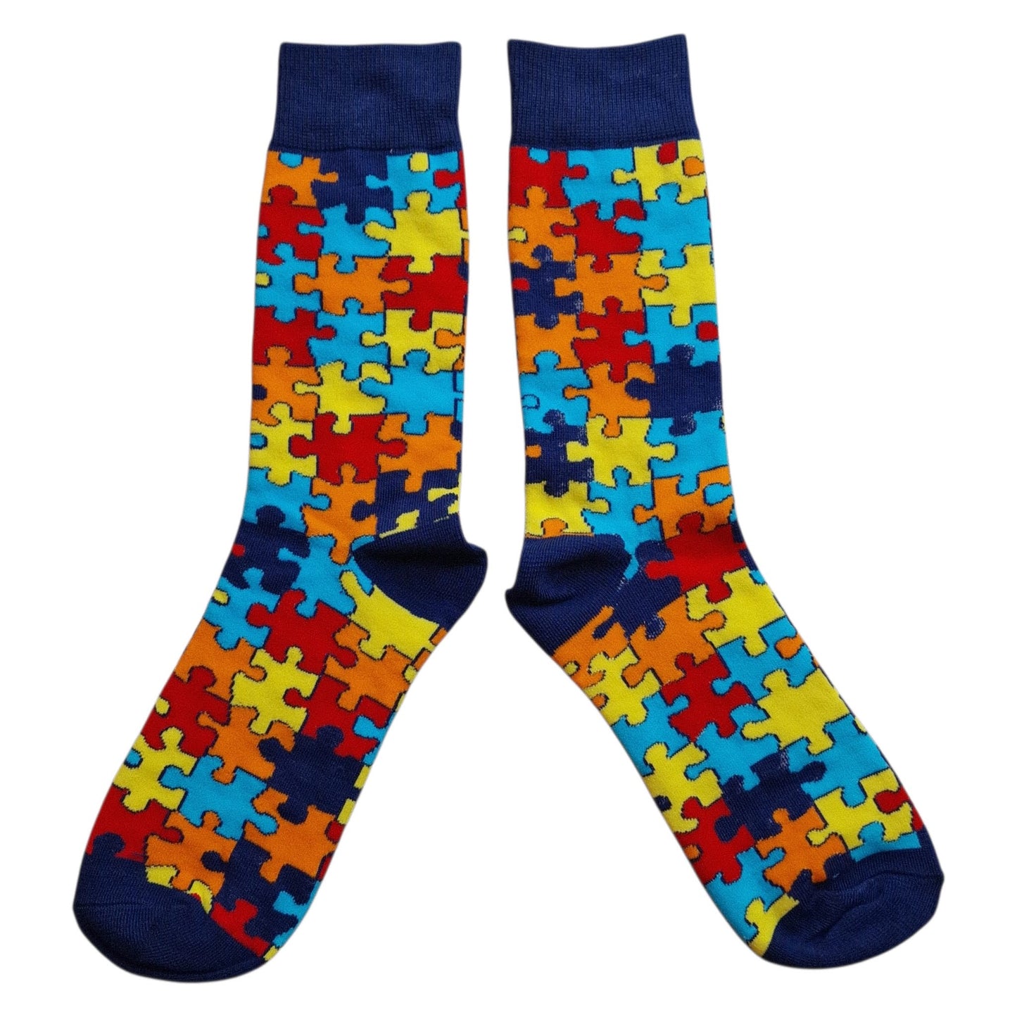 Jigsaw Enthusiast Prismatic Colourful Puzzle Lover Ladies Socks & Wax Melts Gift