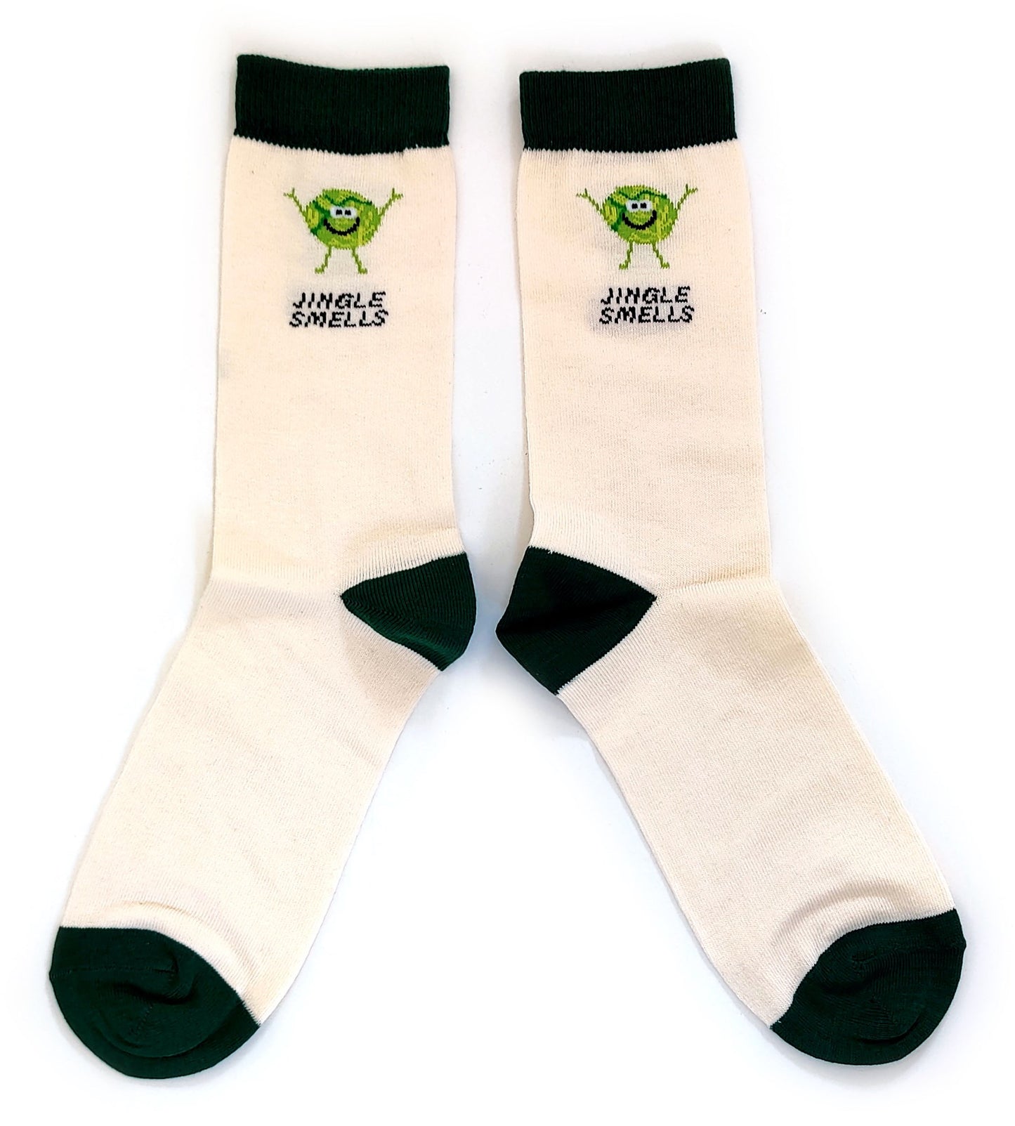Jingle Smells Brussels Sprouts Christmas Mens Socks