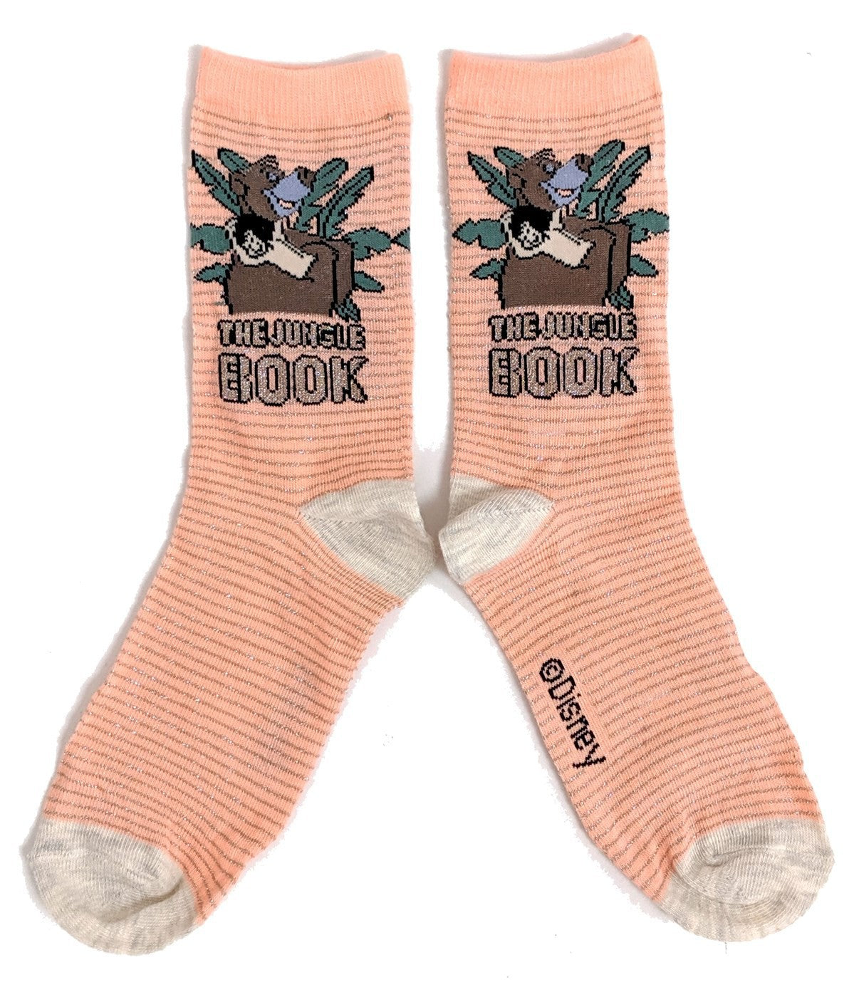 Damensocken „Das Dschungelbuch“ von Balu Mogli in Rosa