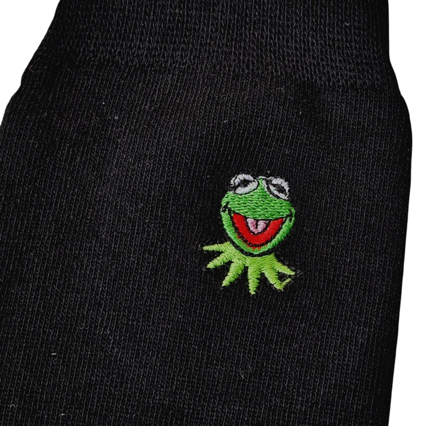 Kermit The Frog Embroidered Face Muppet Show Mens Black Socks & Wax Melts Gift Set
