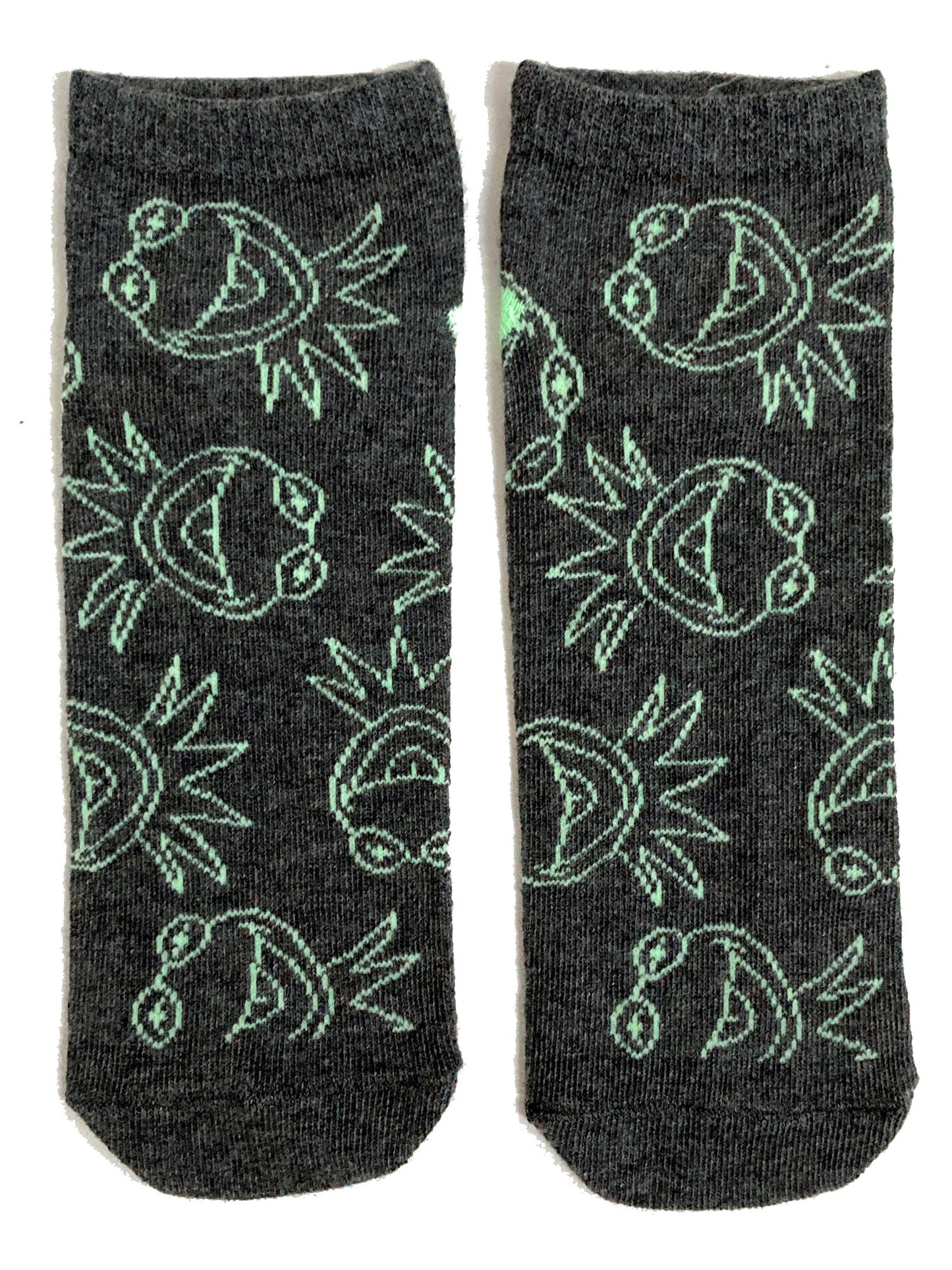 Damen Muppet Show Kermit Sketch Schuhfutter Socken