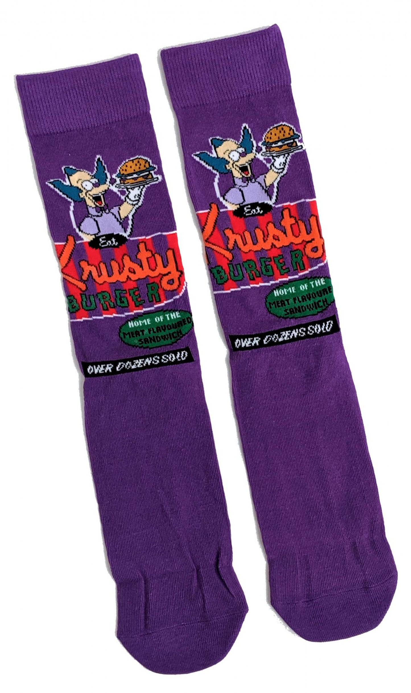 Die Simpsons Krusty Clown Burger-Socken für Herren
