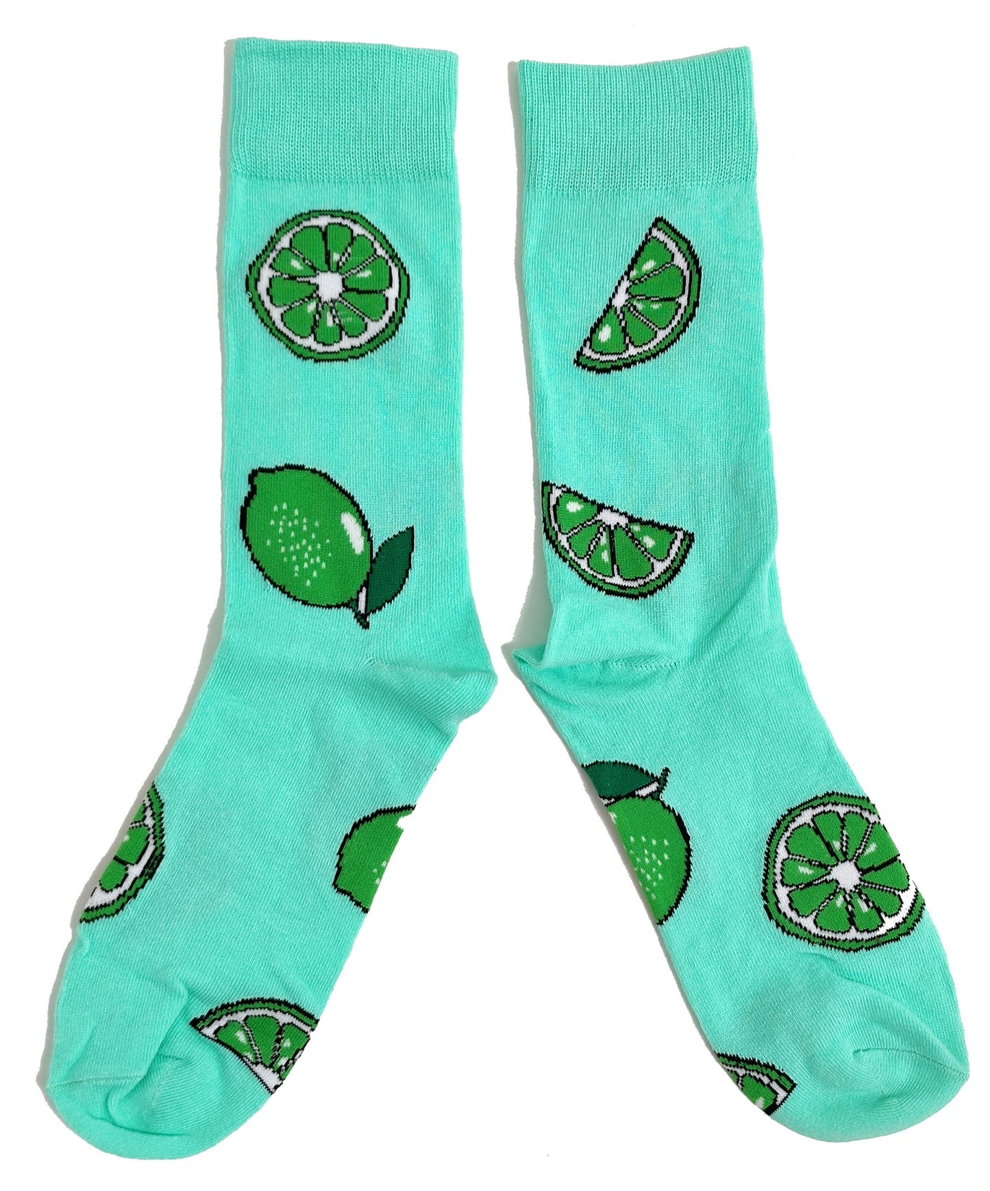 Fruchtige Limetten- und Zesty-Grünsocken für Herren