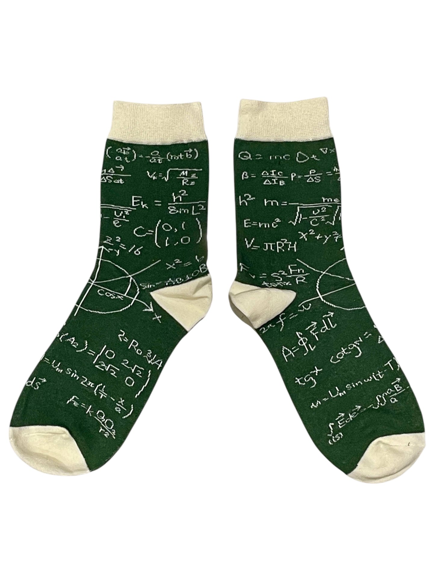 Physics Maths Equation Blackboard Ladies Socks