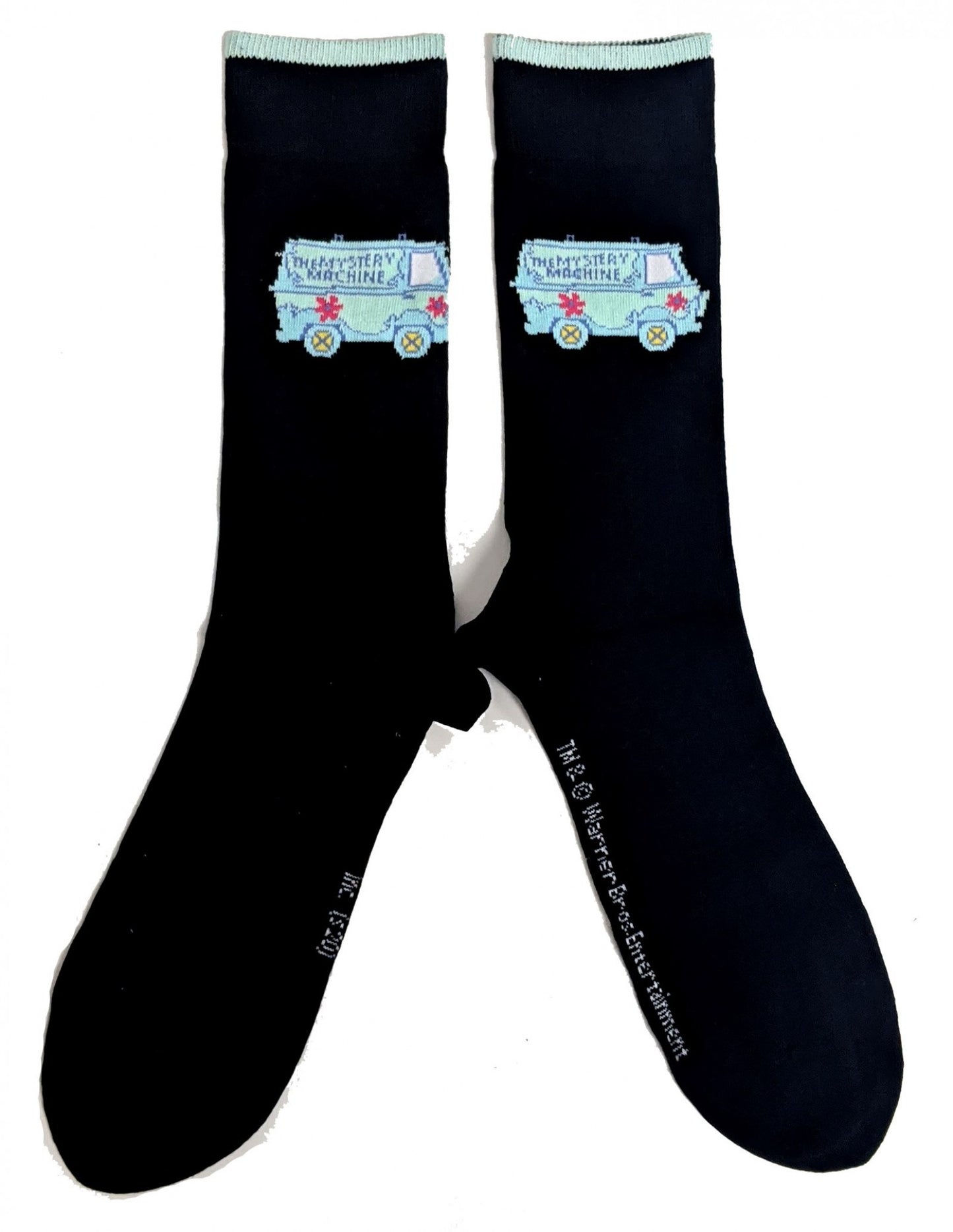 Schwarze Scooby-Doo Mystery Machine-Socken für Herren